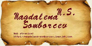 Magdalena Somborčev vizit kartica